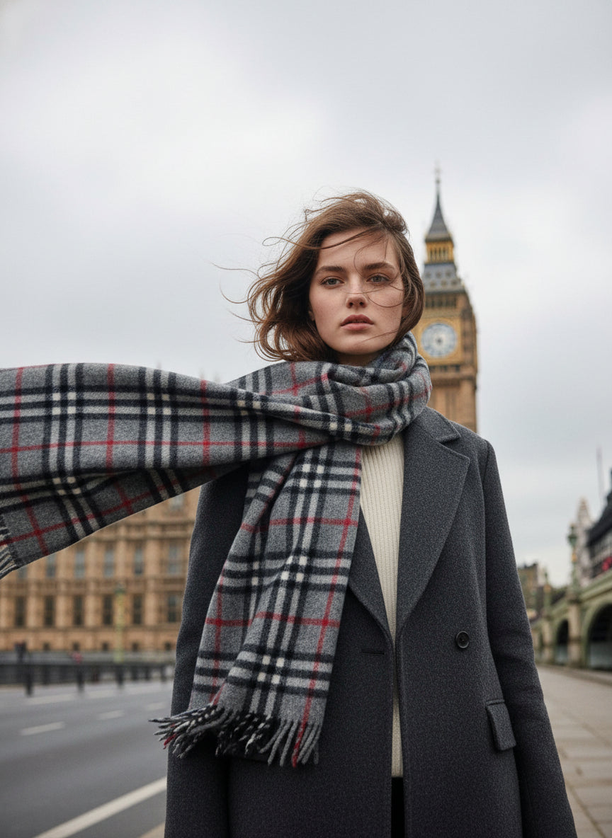 Burberry Scarf Novacheck (Grey)